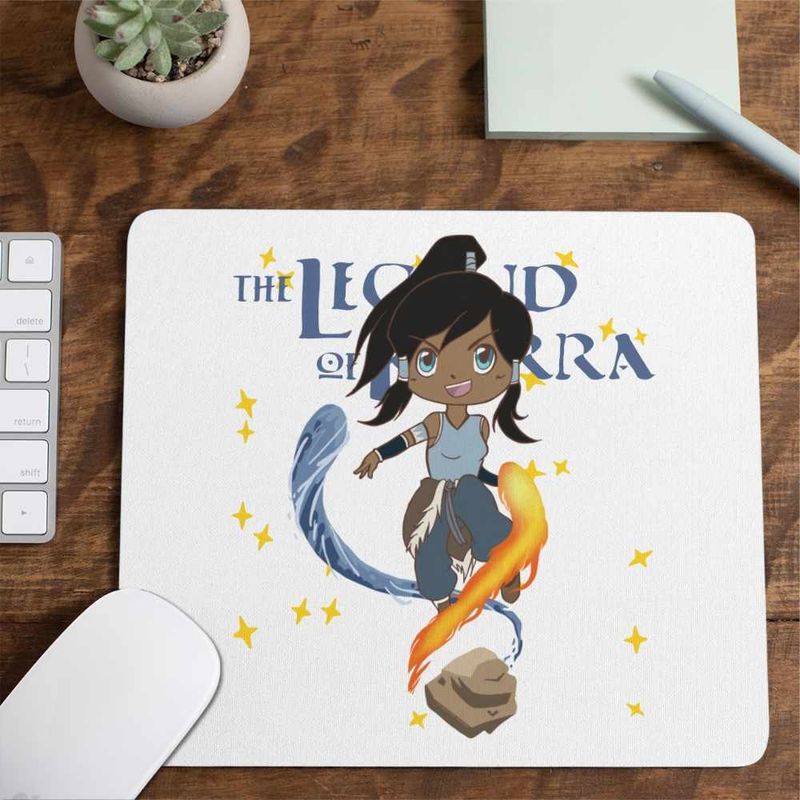 PC, gaming si accesorii - Periferice PC - Mousepad - Mousepad Avatar Legenda lui Korra Reincarnare Airbender, 21x19cm - Infinity.ro