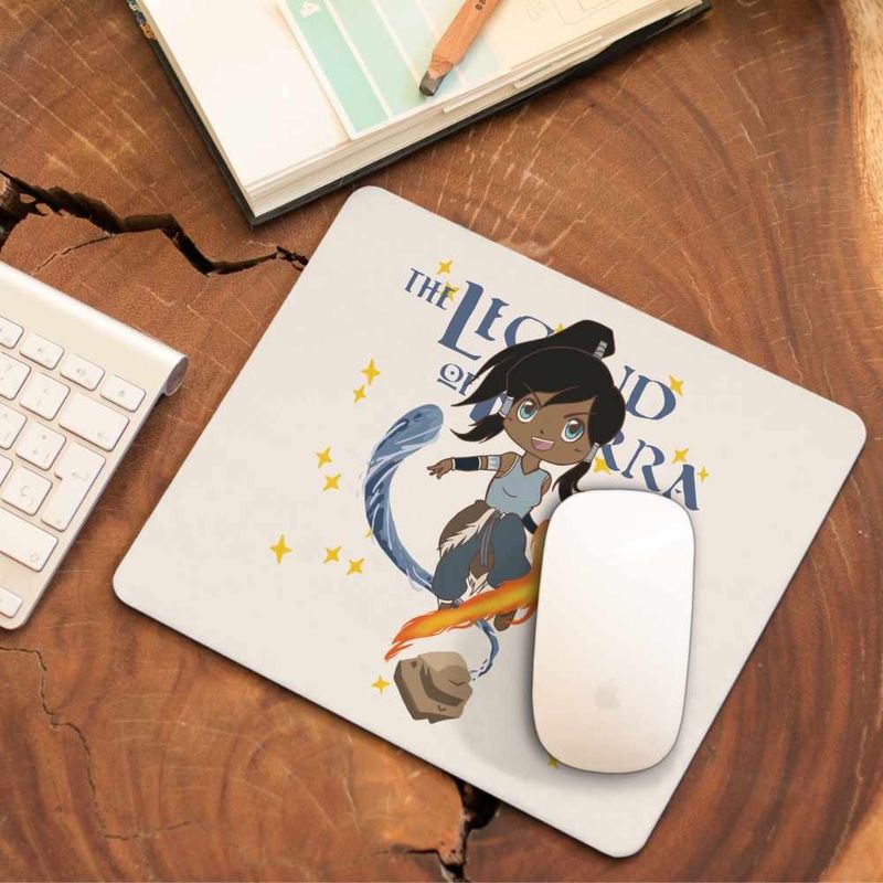 PC, gaming si accesorii - Periferice PC - Mousepad - Mousepad Avatar Legenda lui Korra Reincarnare Airbender, 21x19cm - Infinity.ro