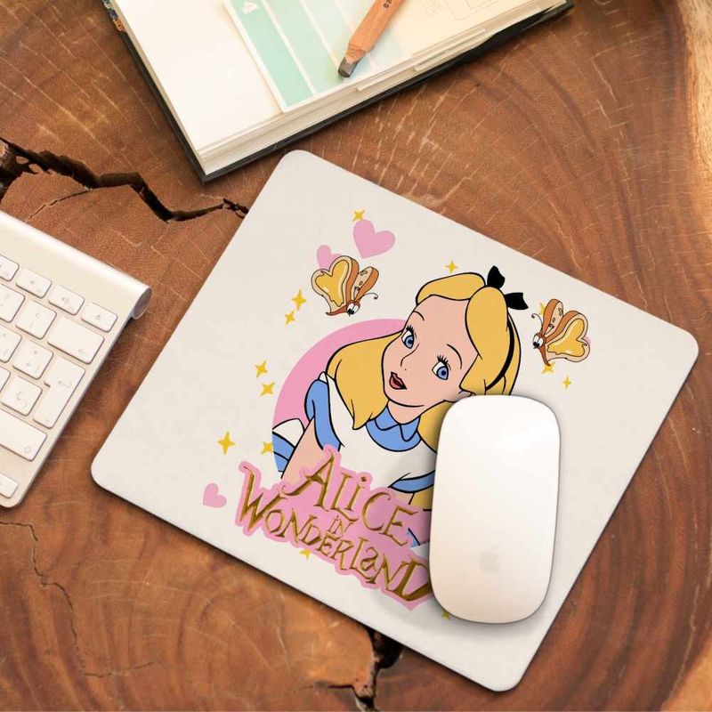 PC, gaming si accesorii - Periferice PC - Mousepad - Mousepad Alice Tara Minunilor , 21x19cm - Infinity.ro