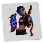 PC, gaming si accesorii - Periferice PC - Mousepad - Mousepad Arcane Runeterra Jinx, 21x19cm - Infinity.ro