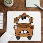 PC, gaming si accesorii - Periferice PC - Mousepad - Mousepad Cars Mater Bucsa Masini Curse, 21x19cm - Infinity.ro