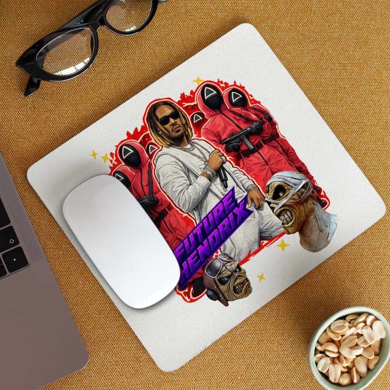 PC, gaming si accesorii - Periferice PC - Mousepad - Mousepad Future Squid Game Rapper, 21x19cm - Infinity.ro