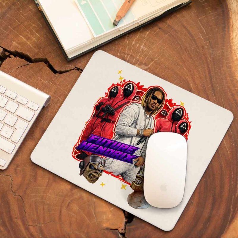 PC, gaming si accesorii - Periferice PC - Mousepad - Mousepad Future Squid Game Rapper, 21x19cm - Infinity.ro