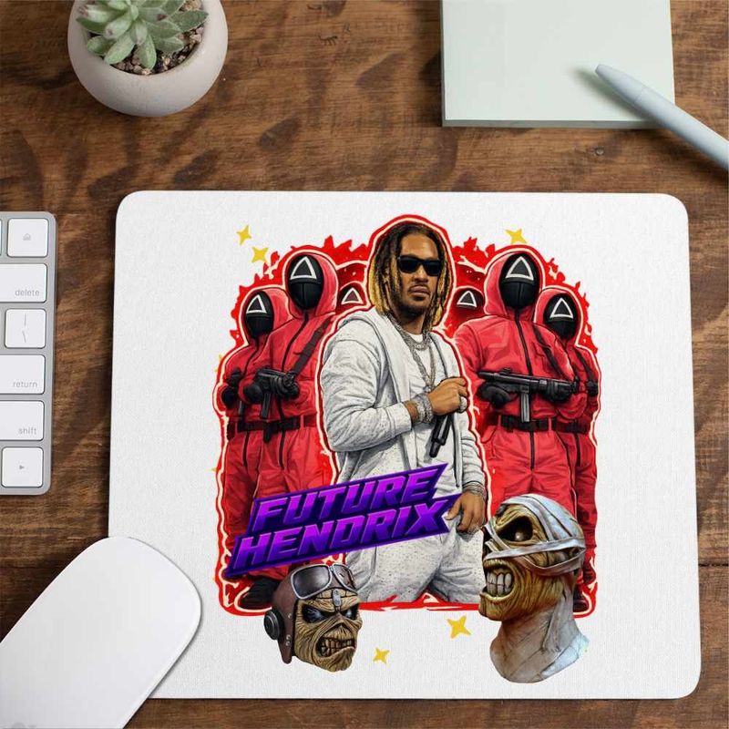 PC, gaming si accesorii - Periferice PC - Mousepad - Mousepad Future Squid Game Rapper, 21x19cm - Infinity.ro