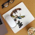 PC, gaming si accesorii - Periferice PC - Mousepad - Mousepad Dragon Astrid How to train your dragon, 21x19cm - Infinity.ro