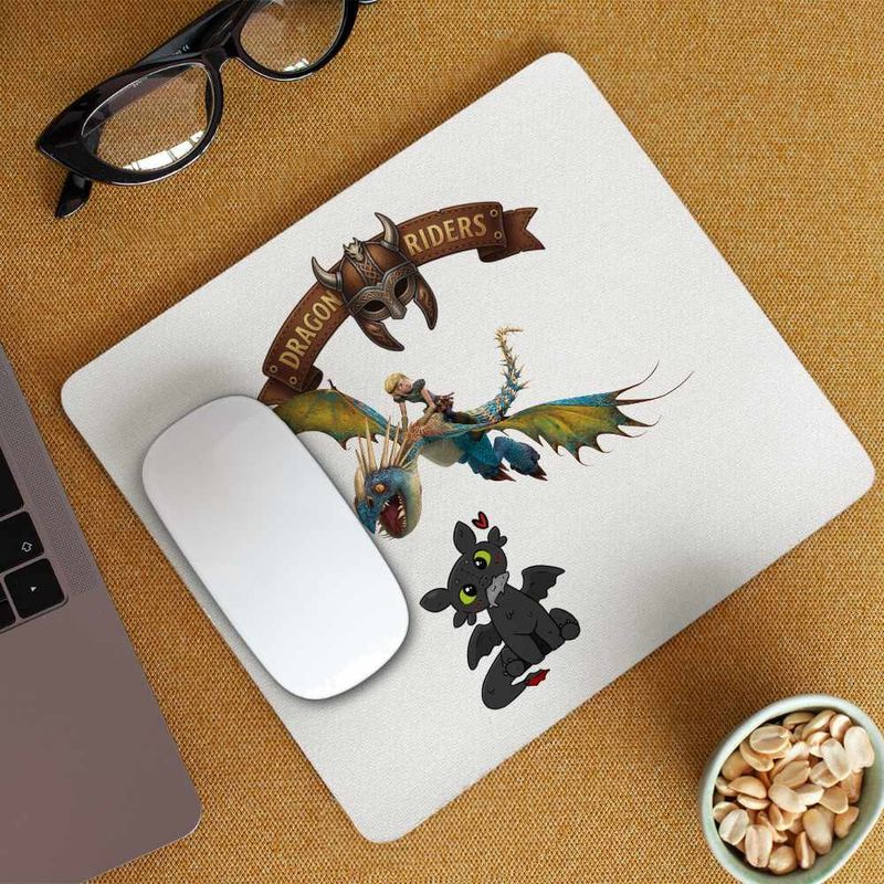 PC, gaming si accesorii - Periferice PC - Mousepad - Mousepad Dragon Astrid How to train your dragon, 21x19cm - Infinity.ro