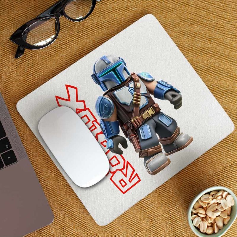 PC, gaming si accesorii - Periferice PC - Mousepad - Mousepad Roblox Mandalorian Star Wars, 21x19cm - Infinity.ro