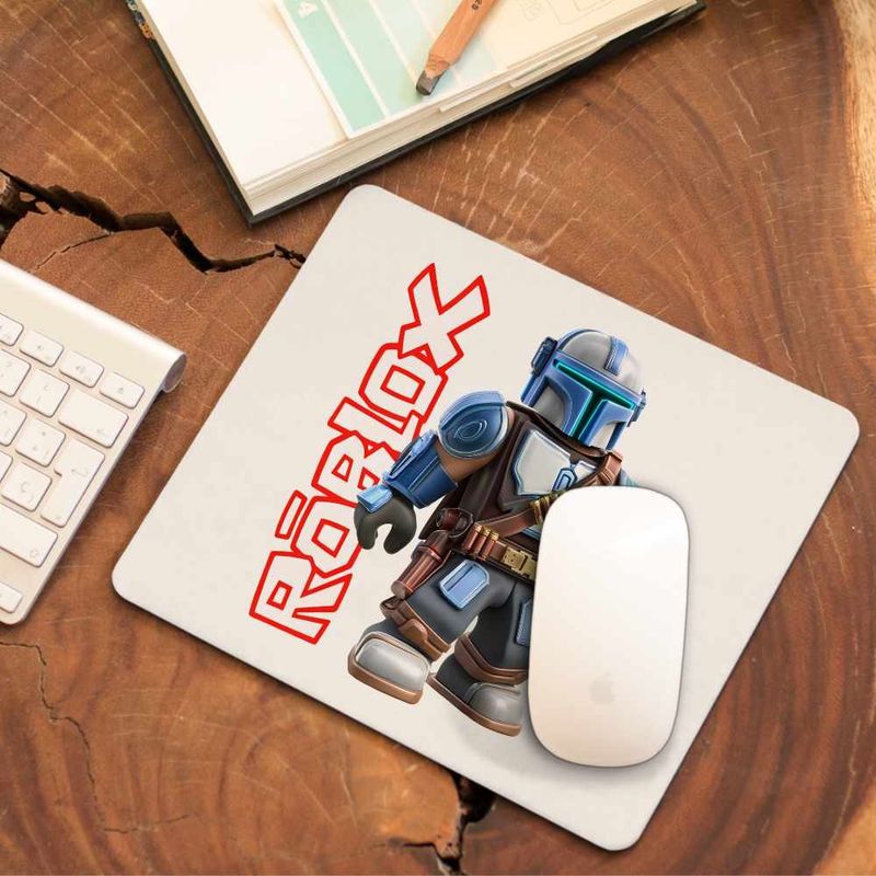 PC, gaming si accesorii - Periferice PC - Mousepad - Mousepad Roblox Mandalorian Star Wars, 21x19cm - Infinity.ro