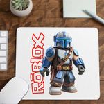 PC, gaming si accesorii - Periferice PC - Mousepad - Mousepad Roblox Mandalorian Star Wars, 21x19cm - Infinity.ro