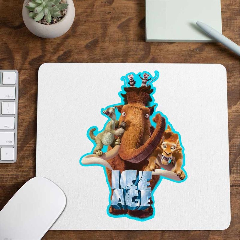 PC, gaming si accesorii - Periferice PC - Mousepad - Mousepad Ice Age All Gang Epoca de Gheata, 21x19cm - Infinity.ro