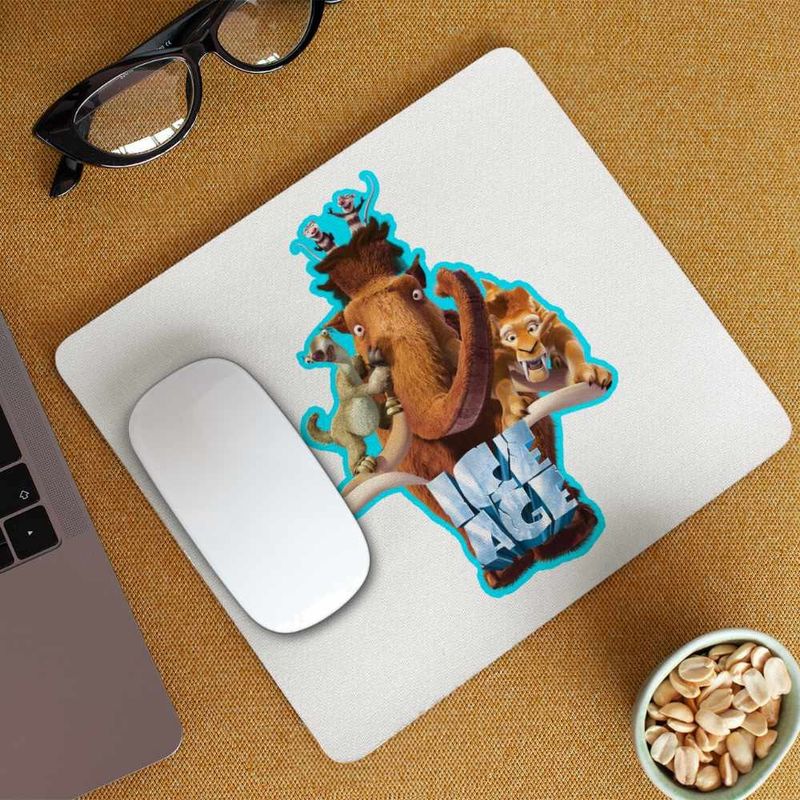 PC, gaming si accesorii - Periferice PC - Mousepad - Mousepad Ice Age All Gang Epoca de Gheata, 21x19cm - Infinity.ro