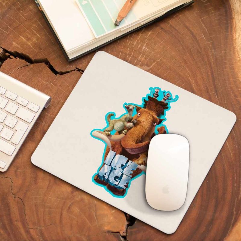PC, gaming si accesorii - Periferice PC - Mousepad - Mousepad Ice Age All Gang Epoca de Gheata, 21x19cm - Infinity.ro