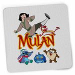 PC, gaming si accesorii - Periferice PC - Mousepad - Mousepad Mulan Mushu Kung Fu, 21x19cm - Infinity.ro