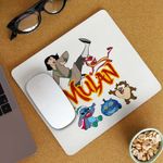 PC, gaming si accesorii - Periferice PC - Mousepad - Mousepad Mulan Mushu Kung Fu, 21x19cm - Infinity.ro