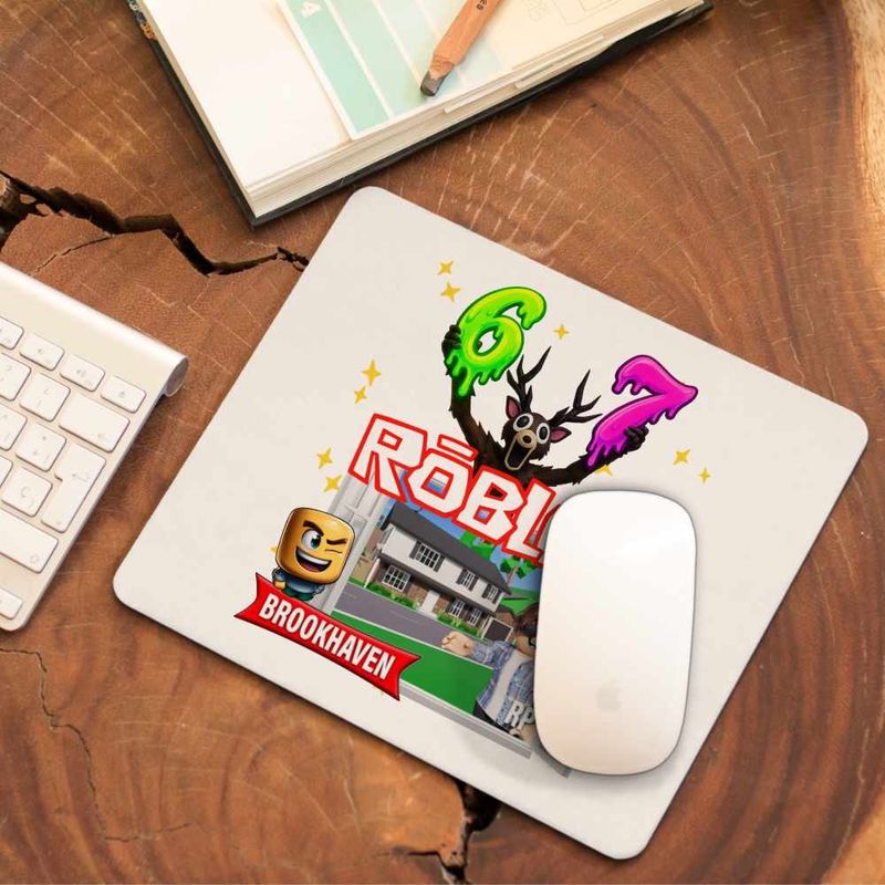 PC, gaming si accesorii - Periferice PC - Mousepad - Mousepad Roblox Brookhaven, 21x19cm - Infinity.ro