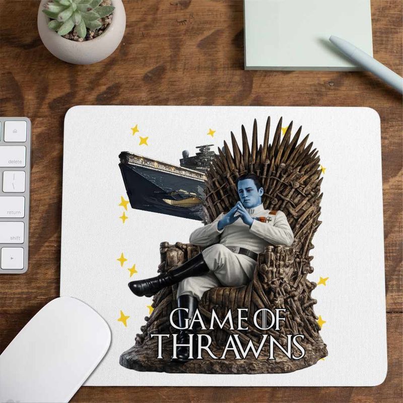 PC, gaming si accesorii - Periferice PC - Mousepad - Mousepad Game of Thrawns Admiral Thrawn Star Wars, 21x19cm - Infinity.ro