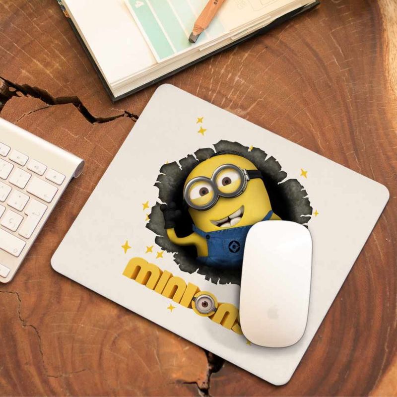 PC, gaming si accesorii - Periferice PC - Mousepad - Mousepad Minions Pop-up Despicable, 21x19cm - Infinity.ro