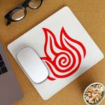PC, gaming si accesorii - Periferice PC - Mousepad - Mousepad Avatar Firebender Element Simbol Maestru Focului, 21x19cm - Infinity.ro