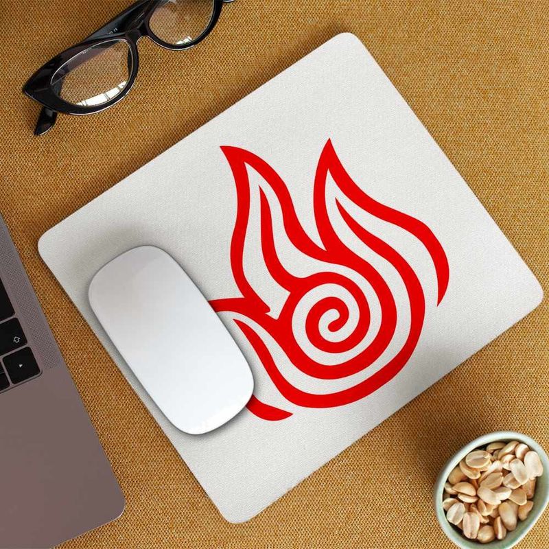 PC, gaming si accesorii - Periferice PC - Mousepad - Mousepad Avatar Firebender Element Simbol Maestru Focului, 21x19cm - Infinity.ro