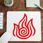 PC, gaming si accesorii - Periferice PC - Mousepad - Mousepad Avatar Firebender Element Simbol Maestru Focului, 21x19cm - Infinity.ro