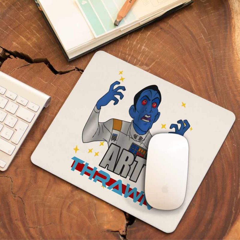 PC, gaming si accesorii - Periferice PC - Mousepad - Mousepad Thrawn Art Star Wars Grand Admiral, 21x19cm - Infinity.ro