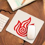 PC, gaming si accesorii - Periferice PC - Mousepad - Mousepad Avatar Firebender Element Simbol Maestru Focului, 21x19cm - Infinity.ro