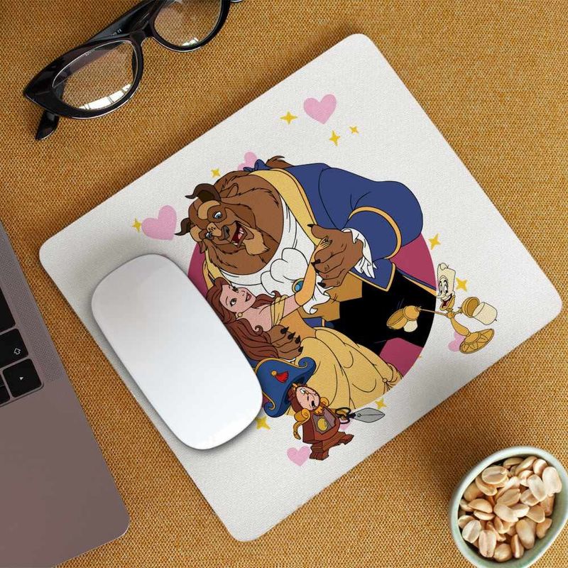 PC, gaming si accesorii - Periferice PC - Mousepad - Mousepad Frumoasa si Bestia Vals, 21x19cm - Infinity.ro