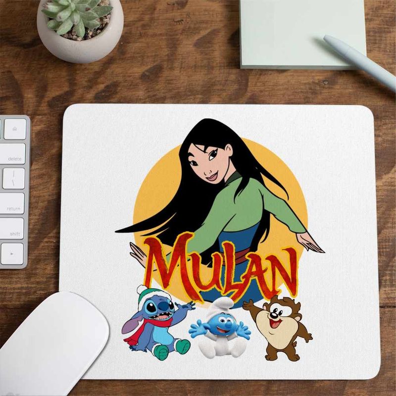 PC, gaming si accesorii - Periferice PC - Mousepad - Mousepad Mulan Karate, 21x19cm - Infinity.ro