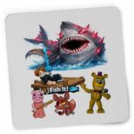 PC, gaming si accesorii - Periferice PC - Mousepad - Mousepad Pescar Roblox Rechin Sea Monster Pescar, 21x19cm - Infinity.ro