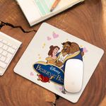 PC, gaming si accesorii - Periferice PC - Mousepad - Mousepad Frumoasa si Bestia Love, 21x19cm - Infinity.ro