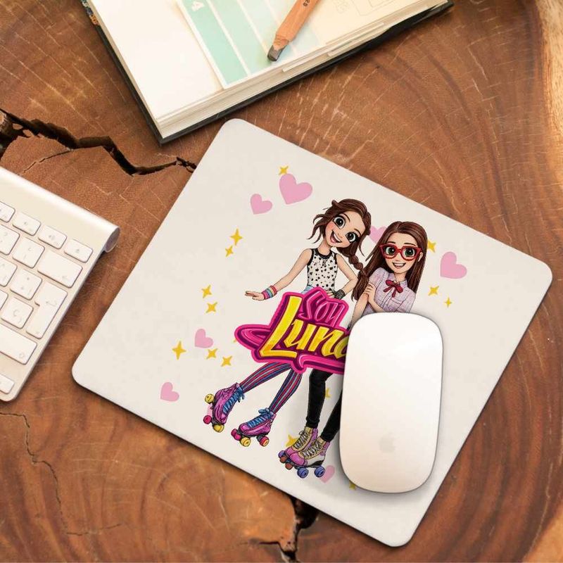PC, gaming si accesorii - Periferice PC - Mousepad - Mousepad Soy Luna Nina Best Friends, 21x19cm - Infinity.ro