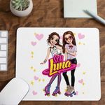 PC, gaming si accesorii - Periferice PC - Mousepad - Mousepad Soy Luna Nina Best Friends, 21x19cm - Infinity.ro