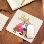 PC, gaming si accesorii - Periferice PC - Mousepad - Mousepad Dumbo Six Seven Papa Strumf 67 Sase Sapte, 21x19cm - Infinity.ro