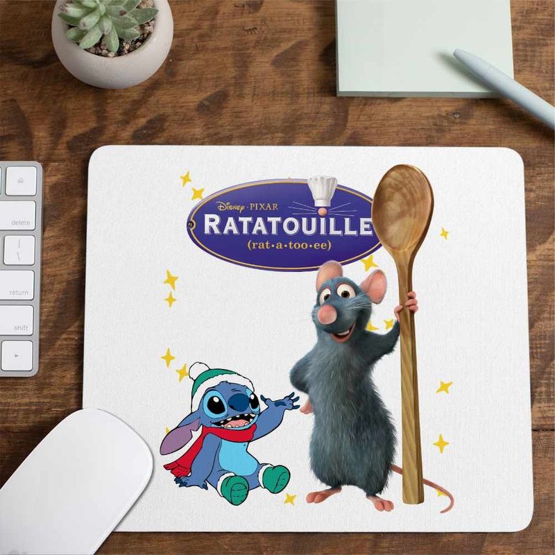 PC, gaming si accesorii - Periferice PC - Mousepad - Mousepad Ratatouille Remy Soricel Bucatar Chef, 21x19cm - Infinity.ro