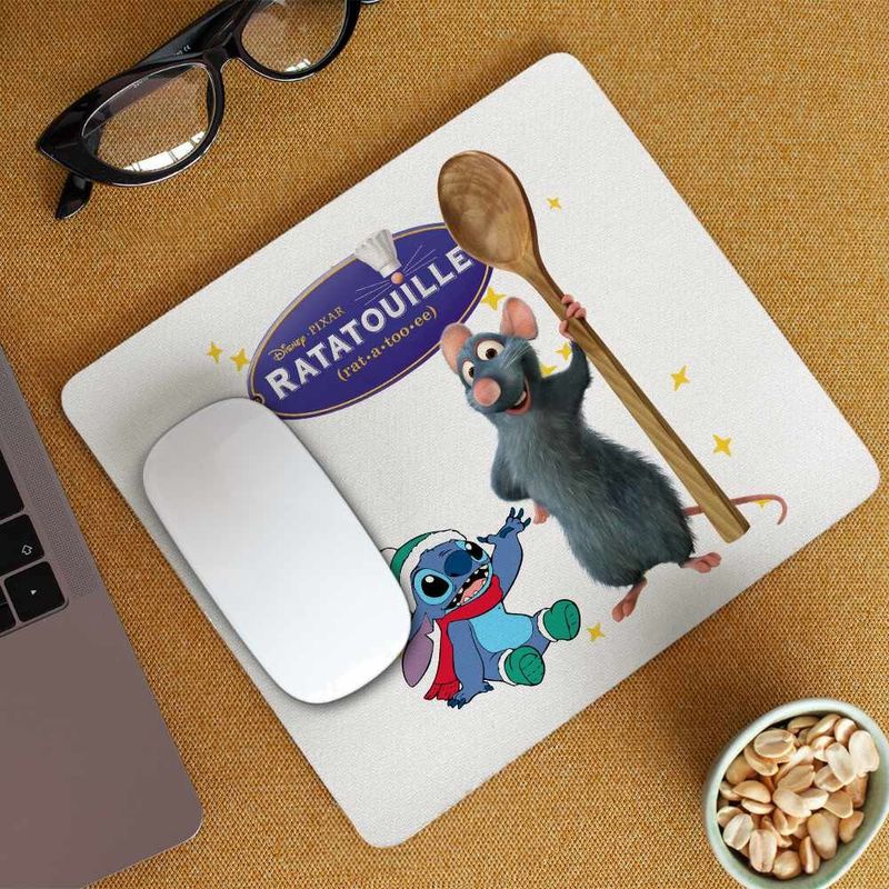 PC, gaming si accesorii - Periferice PC - Mousepad - Mousepad Ratatouille Remy Soricel Bucatar Chef, 21x19cm - Infinity.ro