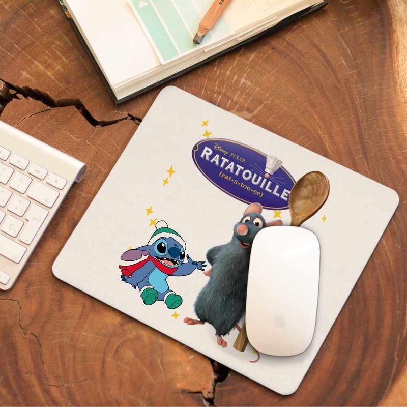PC, gaming si accesorii - Periferice PC - Mousepad - Mousepad Ratatouille Remy Soricel Bucatar Chef, 21x19cm - Infinity.ro