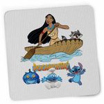 PC, gaming si accesorii - Periferice PC - Mousepad - Mousepad Pocahontas Meeko Canoe, 21x19cm - Infinity.ro