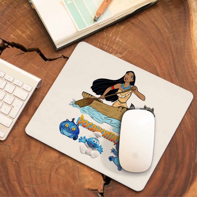 PC, gaming si accesorii - Periferice PC - Mousepad - Mousepad Pocahontas Meeko Canoe, 21x19cm - Infinity.ro