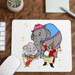 PC, gaming si accesorii - Periferice PC - Mousepad - Mousepad Dumbo Jumbo Baie Circus, 21x19cm - Infinity.ro