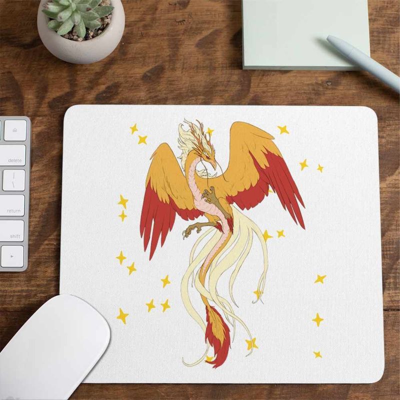 PC, gaming si accesorii - Periferice PC - Mousepad - Mousepad Avatar Dragon Phoenix Korra Airbender, 21x19cm - Infinity.ro