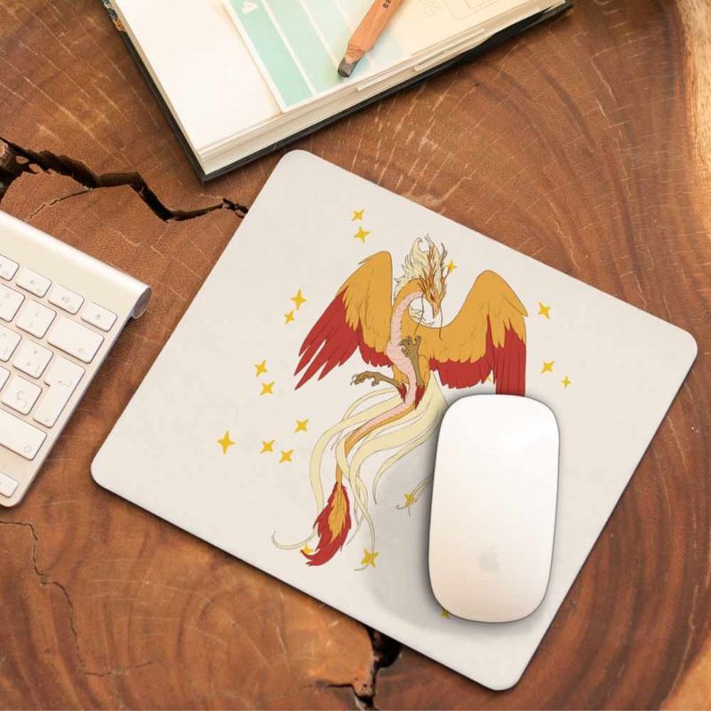 PC, gaming si accesorii - Periferice PC - Mousepad - Mousepad Avatar Dragon Phoenix Korra Airbender, 21x19cm - Infinity.ro
