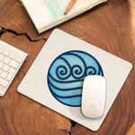 PC, gaming si accesorii - Periferice PC - Mousepad - Mousepad Avatar Waterbender Element Simbol Maestru Apei, 21x19cm - Infinity.ro