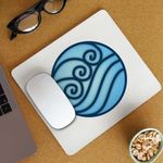PC, gaming si accesorii - Periferice PC - Mousepad - Mousepad Avatar Waterbender Element Simbol Maestru Apei, 21x19cm - Infinity.ro