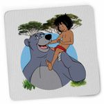 PC, gaming si accesorii - Periferice PC - Mousepad - Mousepad Cartea Junglei Baloo Mowgli, 21x19cm - Infinity.ro