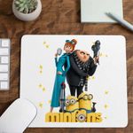 PC, gaming si accesorii - Periferice PC - Mousepad - Mousepad Despicable Minions Family Minioni, 21x19cm - Infinity.ro