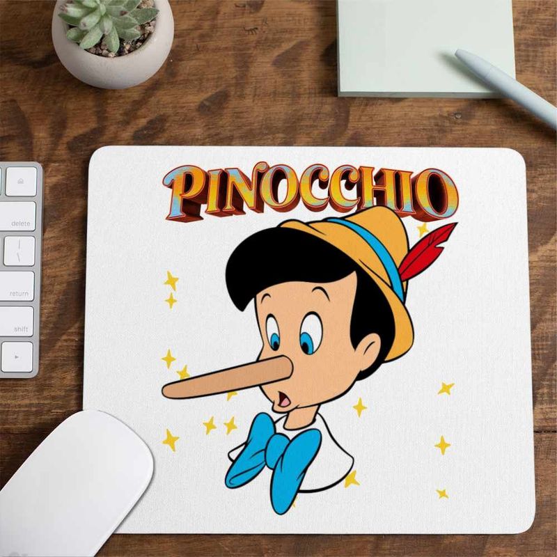 PC, gaming si accesorii - Periferice PC - Mousepad - Mousepad Pinocchio Nas Lung, 21x19cm - Infinity.ro