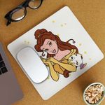 PC, gaming si accesorii - Periferice PC - Mousepad - Mousepad Frumoasa si Bestia Printesa, 21x19cm - Infinity.ro