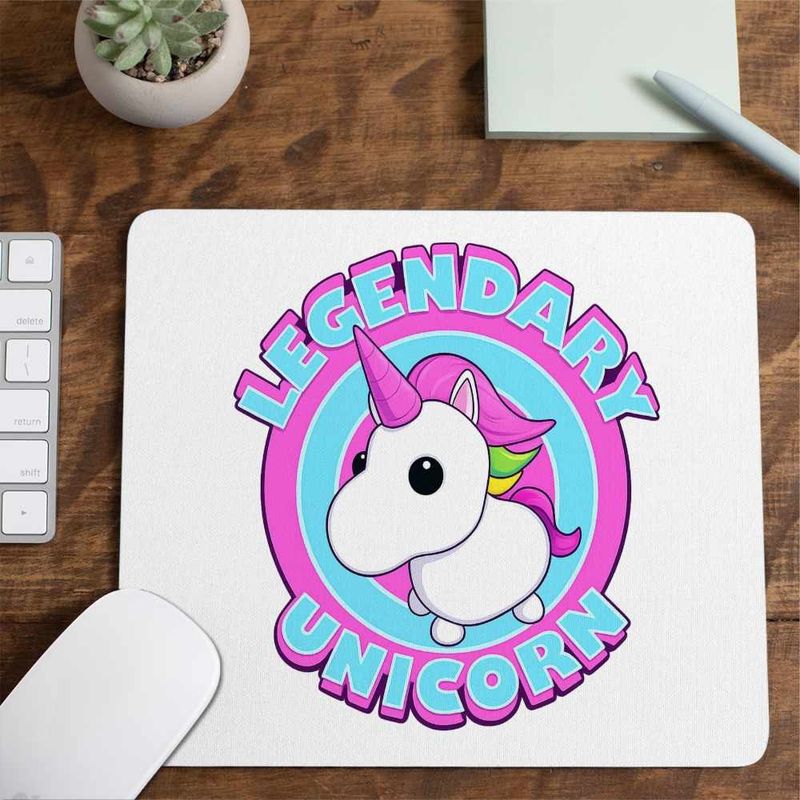 PC, gaming si accesorii - Periferice PC - Mousepad - Mousepad Adopt Me Roblox Legendary Unicorn, 21x19cm - Infinity.ro