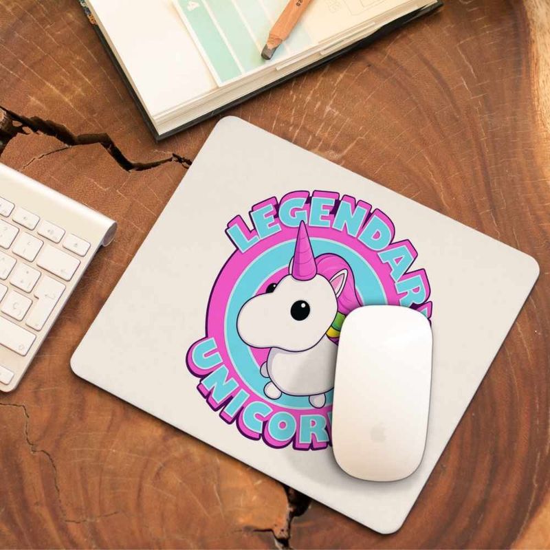 PC, gaming si accesorii - Periferice PC - Mousepad - Mousepad Adopt Me Roblox Legendary Unicorn, 21x19cm - Infinity.ro