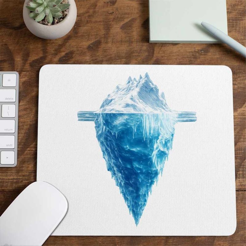 PC, gaming si accesorii - Periferice PC - Mousepad - Mousepad Kaleo Iceberg Iceland, 21x19cm - Infinity.ro